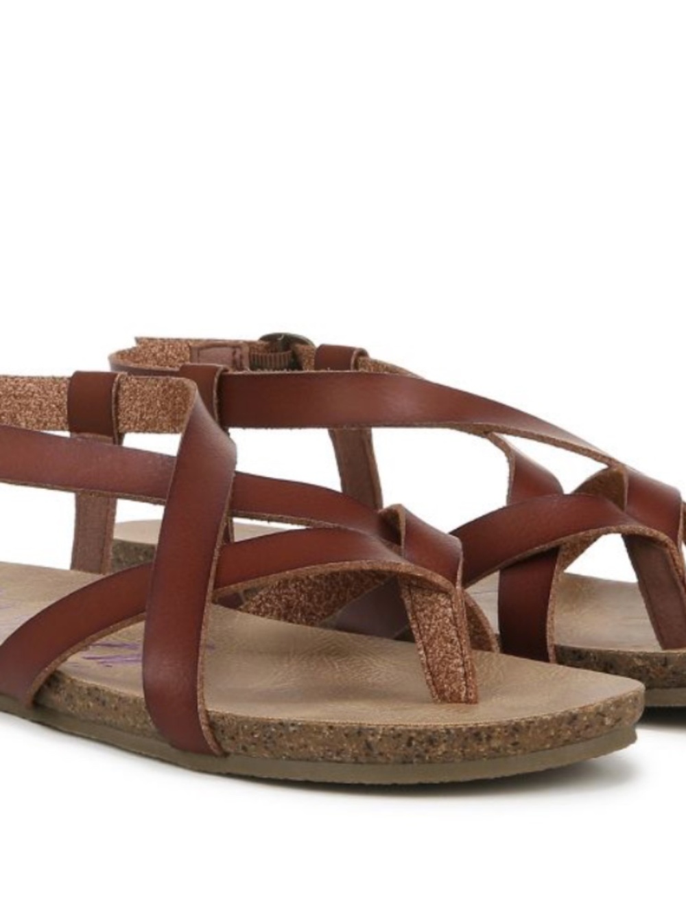 BLOWFISH MALIBU GRANOLA SANDALS IN WHISKEY SIZE 8 EUC